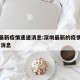 深圳最新疫情速递消息:深圳最新的疫情情况 最新消息